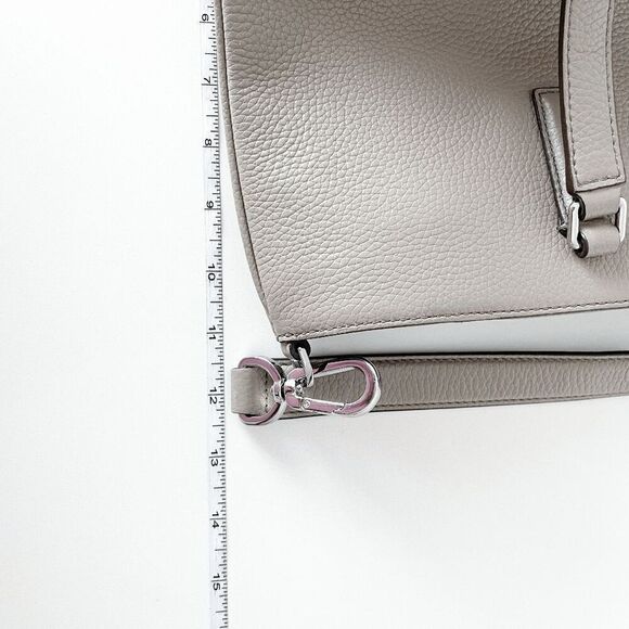 Tory Burch Womens Thea Zip Tote Bag With Tassel French Gray One Size Dust Bag - Picture 12 of 12